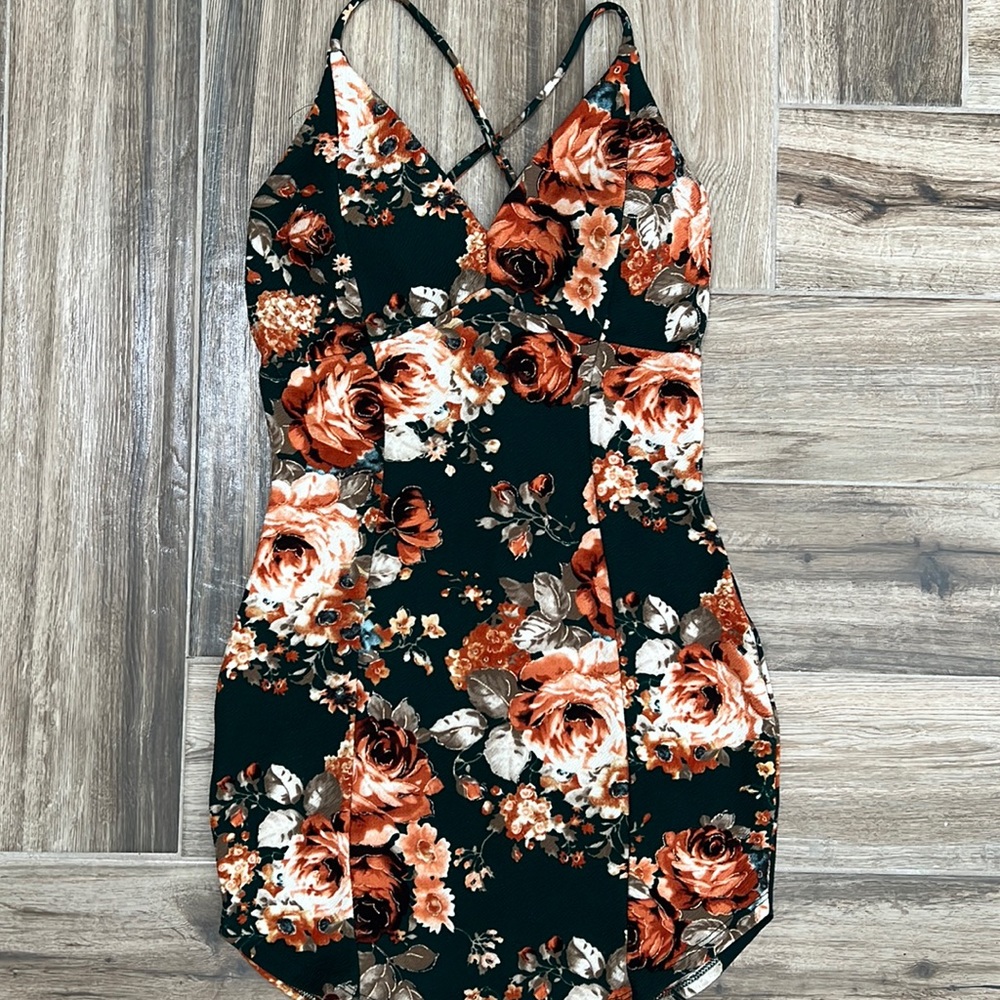 Japna green floral dress